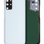 Samsung Galaxy S20 Plus İle Uyumlu Arka Kapak Camı Kamera Lensli (Servis Paketi) (Bulut Beyazı)