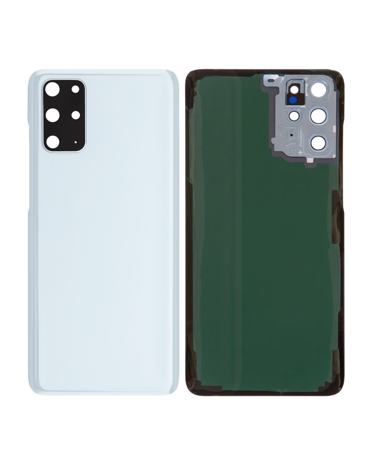 Samsung Galaxy S20 Plus İle Uyumlu Arka Kapak Camı Kamera Lensli (Servis Paketi) (Bulut Beyazı) - Görsel 3