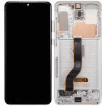 Samsung Galaxy S20 Plus İle Uyumlu İçin Çerçeveli ekran 5G Orijinal  Orijinal Ekranı (Bulut Beyazı) - Görsel 2