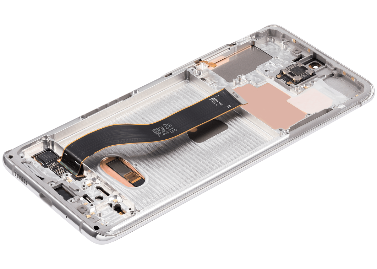 Samsung Galaxy S20 Plus İle Uyumlu İçin Çerçeveli ekran 5G Orijinal  Orijinal Ekranı (Bulut Beyazı) - Görsel 7