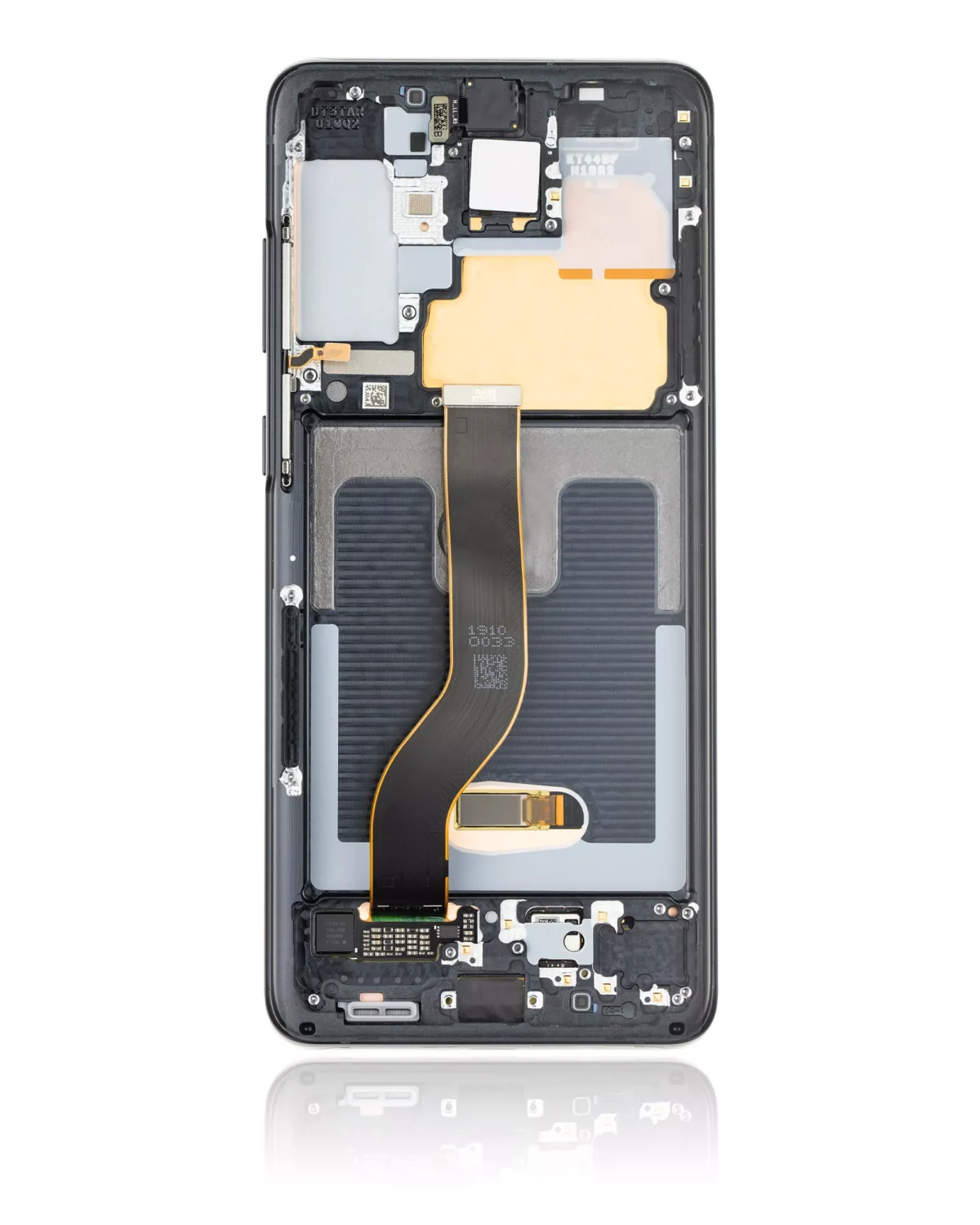 Samsung Galaxy S20 Plus İle Uyumlu İçin Çerçeveli ekran 5G (Service Pack) (Cosmic Black)  Orijinal Ekranı Uyumlu - Görsel 3
