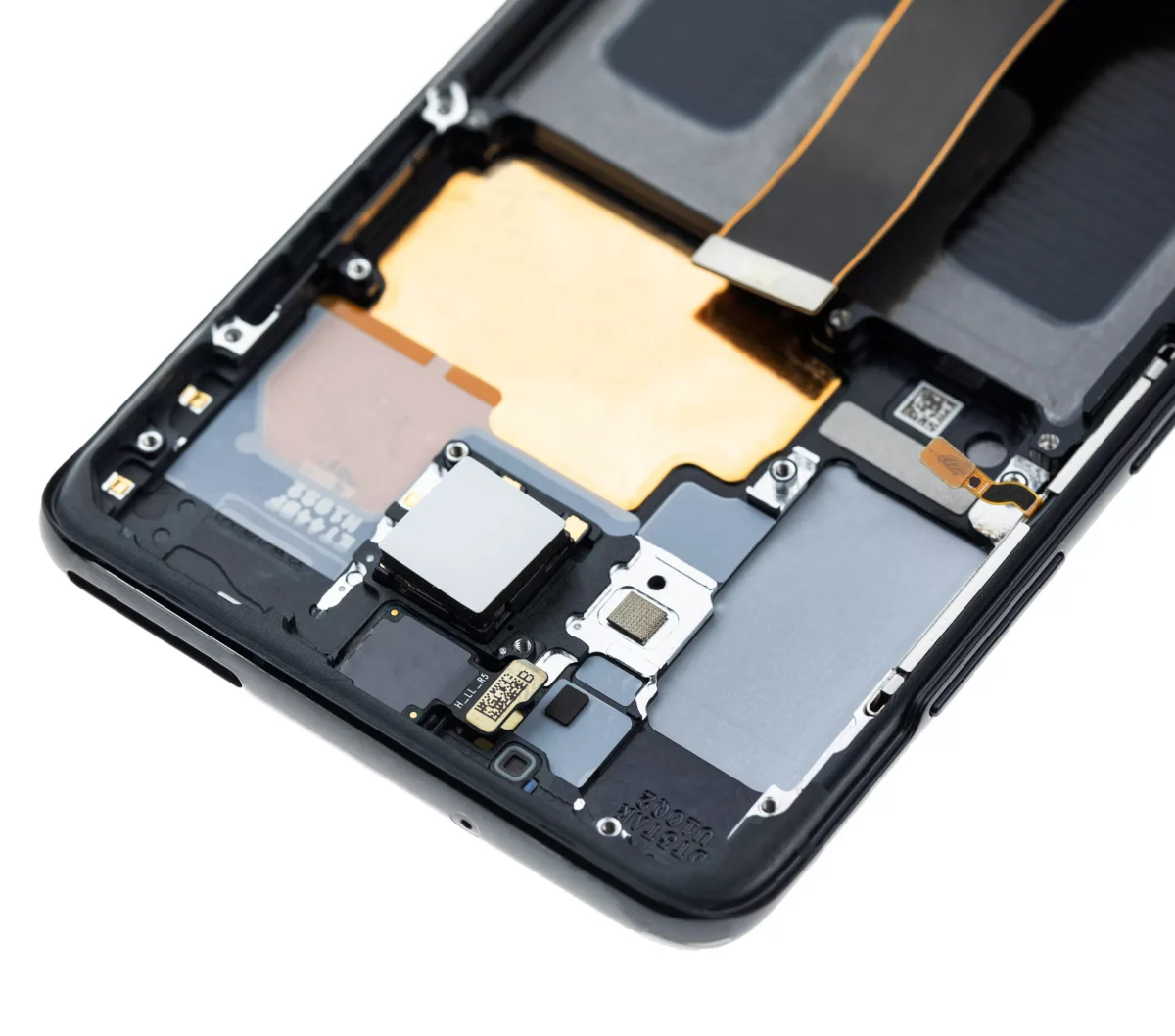 Samsung Galaxy S20 Plus İle Uyumlu İçin Çerçeveli ekran 5G (Service Pack) (Cosmic Black)  Orijinal Ekranı Uyumlu - Görsel 9