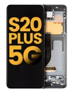 Samsung Galaxy S20 Plus İle Uyumlu İçin Çerçeveli ekran 5G (Service Pack) (Kozmik Gri)  Orijinal Ekranı - Görsel 3
