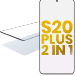 Samsung Galaxy S20 Plus İle Uyumlu OCA Önceden Kurulu 2'si 1 Arada Ön Cam