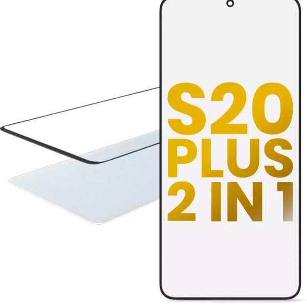 Samsung Galaxy S20 Plus İle Uyumlu OCA Önceden Kurulu 2'si 1 Arada Ön Cam