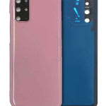 Samsung Galaxy S20 Plus İle Uyumlu (Service Pack) Kamera Lensli Arka Kapak Camı (Mor)