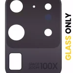 Samsung Galaxy S20 Ultra İle Uyumlu 5G Arka Kamera Lensi (Sadece Cam) Yapışkanlı