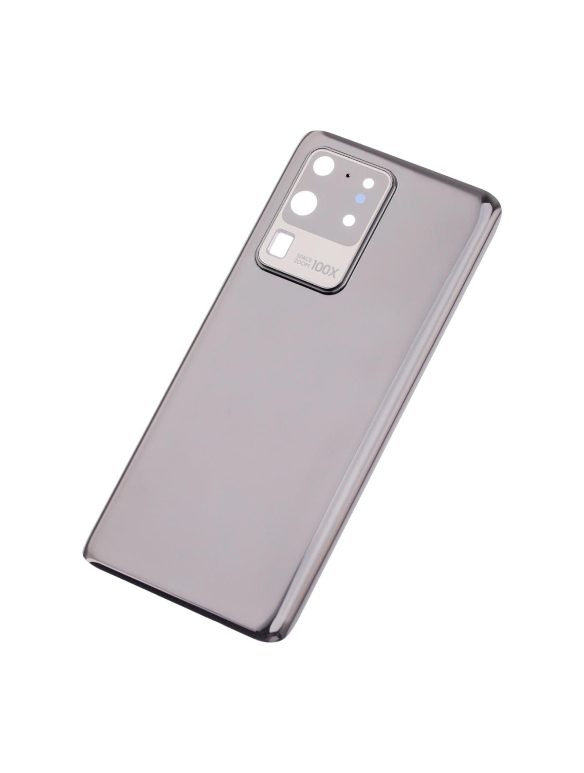 Samsung Galaxy S20 Ultra İle Uyumlu 5G Arka Kapak Camı Kamera Lensiyle  (Aftermarket Plus) (Cosmic Black) - Görsel 3
