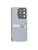 Samsung Galaxy S20 Ultra İle Uyumlu 5G Arka Kapak Camı Kamera Lensiyle  (Aftermarket Plus) (Cosmic Black) - Görsel 4