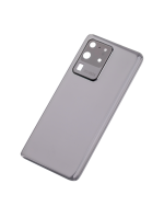 Samsung Galaxy S20 Ultra İle Uyumlu 5G Arka Kapak Camı Kamera Lensiyle  (Aftermarket Plus) (Kozmik Gri) - Görsel 2