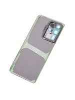 Samsung Galaxy S20 Ultra İle Uyumlu 5G Arka Kapak Camı Kamera Lensiyle  (Aftermarket Plus) (Kozmik Gri) - Görsel 5