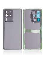 Samsung Galaxy S20 Ultra İle Uyumlu 5G Arka Kapak Camı Kamera Lensiyle  (Aftermarket Plus) (Kozmik Gri) - Görsel 8