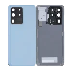 Samsung Galaxy S20 Ultra İle Uyumlu 5G Arka Kapak Camı Kamera Lensli  (Bulut Mavisi) - Görsel 5