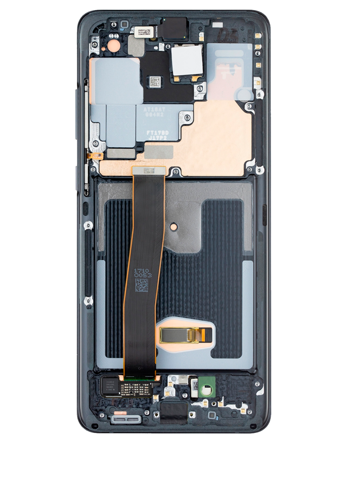 Samsung Galaxy S20 Ultra İle Uyumlu 5G Çerçeveli ekran Orijinal Ekranı (Kullanılmış OEM Çekme: Sınıf A) (Kozmik Siyah) - Görsel 3