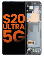Samsung Galaxy S20 Ultra İle Uyumlu 5G Çerçeveli ekran Orijinal Ekranı (Leke: B Sınıfı) (Kozmik Siyah) - Görsel 6