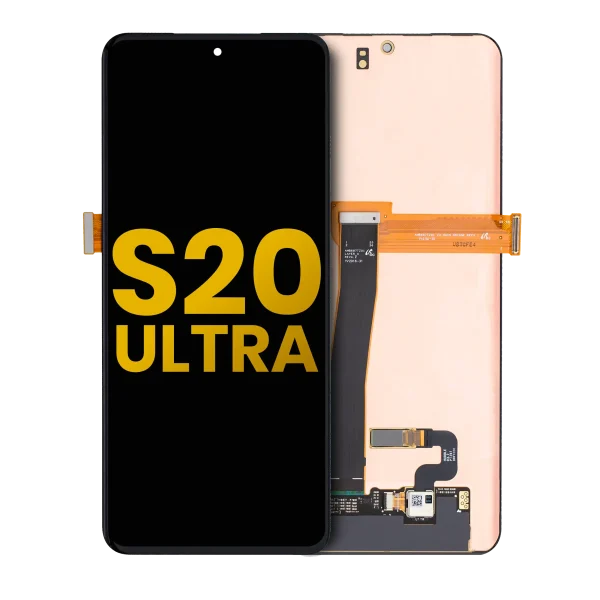Samsung Galaxy S20 Ultra İle Uyumlu 5G Çerçevesiz ekran Orijinal Ekranı Orijinal (Tüm Renkler)