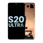Samsung Galaxy S20 Ultra İle Uyumlu 5G Çerçevesiz ekran Orijinal Ekranı (Tüm Operatörlerle Uyumlu) (Servis Paketi) (Tüm Renkler)