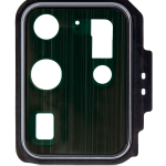 Samsung Galaxy S20 Ultra İle Uyumlu Arka Kamera Çerçevesi (Lens Yok) (Kozmik Siyah)