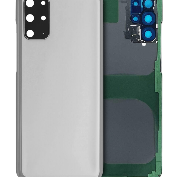 Samsung Galaxy S20 Ultra İle Uyumlu Arka Kapak Camı Kamera Lensiyle (Servis Paketi) (Kozmik Beyaz)