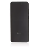 Samsung Galaxy S20 Ultra İle Uyumlu İçin Çerçeveli ekran 5G (Service Pack) (Cosmic Black)  Orijinal Ekranı Uyumlu - Görsel 4