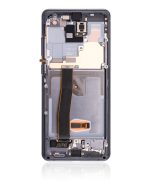 Samsung Galaxy S20 Ultra İle Uyumlu İçin Çerçeveli ekran 5G (Service Pack) (Kozmik Gri)  Orijinal Ekranı - Görsel 2