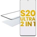 Samsung Galaxy S20 Ultra İle Uyumlu OCA Önceden Kurulu 2'si 1 Arada Ön Cam