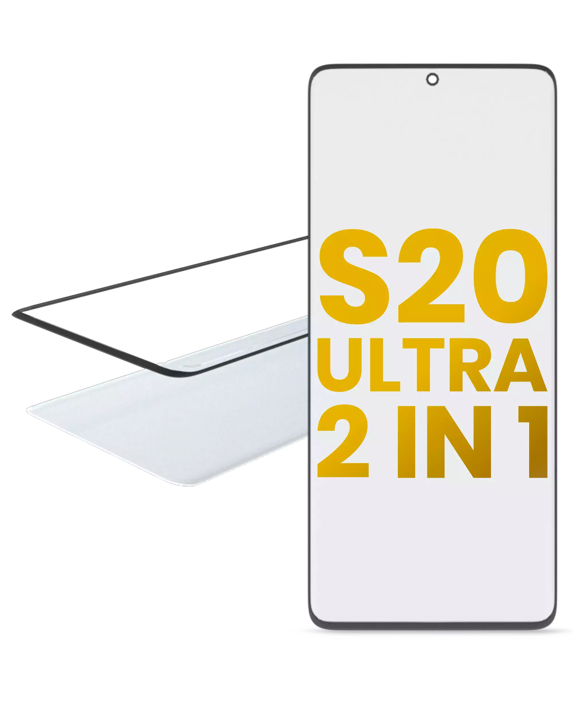 Samsung Galaxy S20 Ultra İle Uyumlu OCA Önceden Kurulu 2'si 1 Arada Ön Cam Samsung Galaxy S20 Ultra İle Uyumlu OCA Önceden Kurulu 2'si 1 Arada Ön Cam