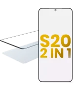 Samsung Galaxy S20 ile İle Uyumlu Uyumlu OCA Önceden Kurulu 2'si 1 Arada Ön Cam