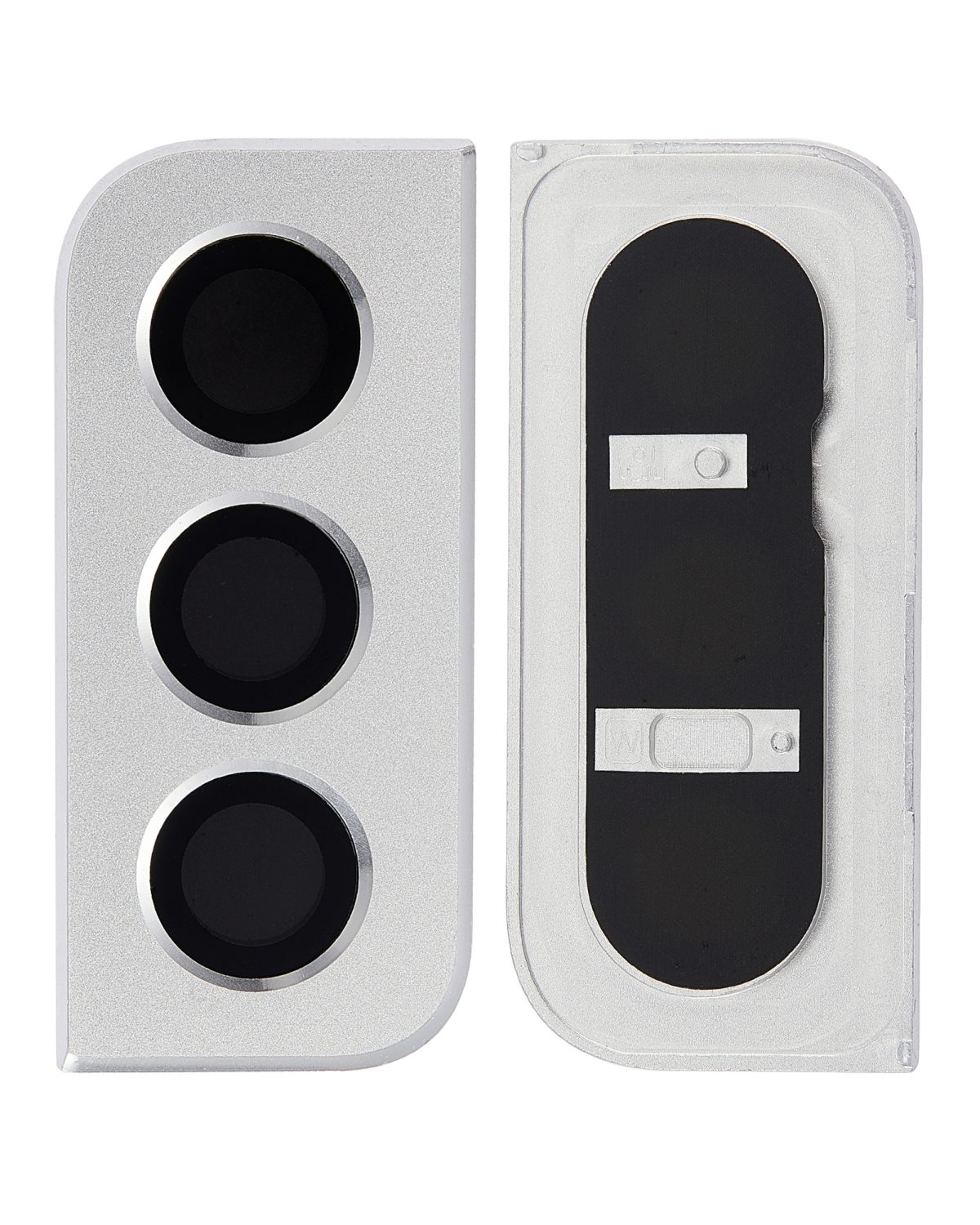 Samsung Galaxy S21 5G İle Uyumlu Arka Kamera Lensi Çerçeveli Halkalı (Phantom White) - Görsel 2