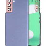 Samsung Galaxy S21 5G İle Uyumlu Arka Kapak Camı Kamera Lensiyle  (Aftermarket Plus) (Phantom Violet)