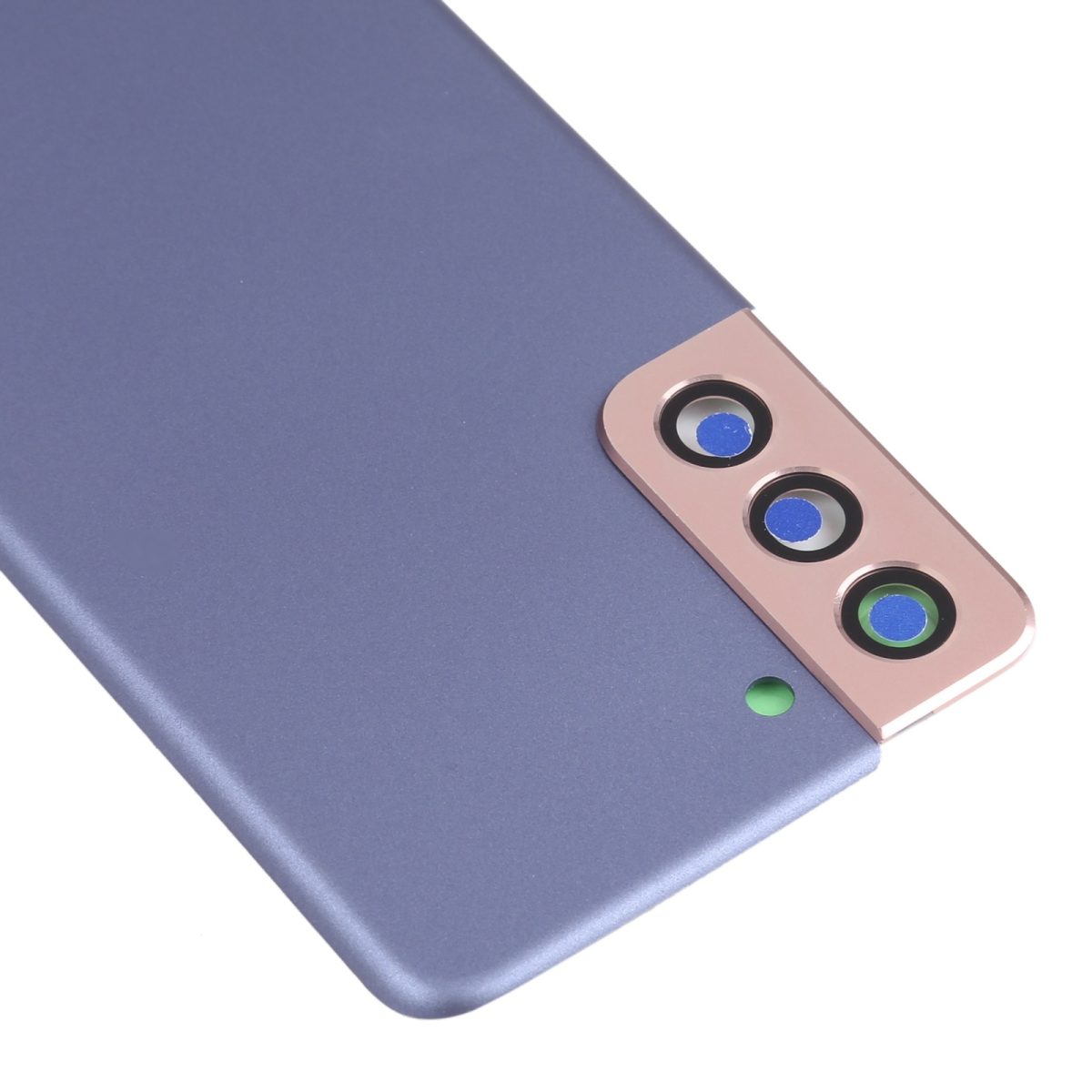 Samsung Galaxy S21 5G İle Uyumlu Arka Kapak Camı Kamera Lensiyle  (Aftermarket Plus) (Phantom Violet) - Görsel 3