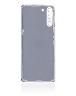 Samsung Galaxy S21 5G İle Uyumlu Arka Kapak Camı Kamera Lensiyle (Servis Paketi) (Hayalet Beyaz) - Görsel 3