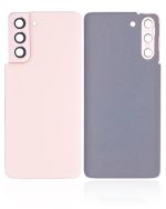 Samsung Galaxy S21 5G İle Uyumlu Arka Kapak Camı Kamera Lensiyle (Servis Paketi) (Hayalet Pembe) - Görsel 2
