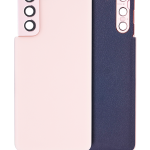 Samsung Galaxy S21 5G İle Uyumlu Arka Kapak Camı Kamera Lensiyle (Servis Paketi) (Hayalet Pembe)