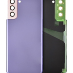 Samsung Galaxy S21 5G İle Uyumlu Arka Kapak Camı Kamera Lensiyle (Servis Paketi) (Phantom Violet)