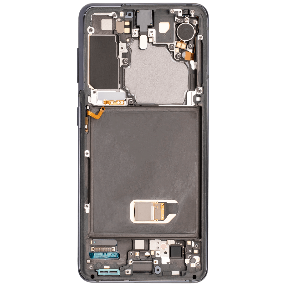 Samsung Galaxy S21 5G İle Uyumlu İçin Çerçeveli ekran (Aftermarket Plus) (Phantom Gri) - Görsel 4