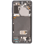 Samsung Galaxy S21 5G İle Uyumlu İçin Çerçeveli ekran (Aftermarket Plus) (Phantom Gri) - Görsel 4