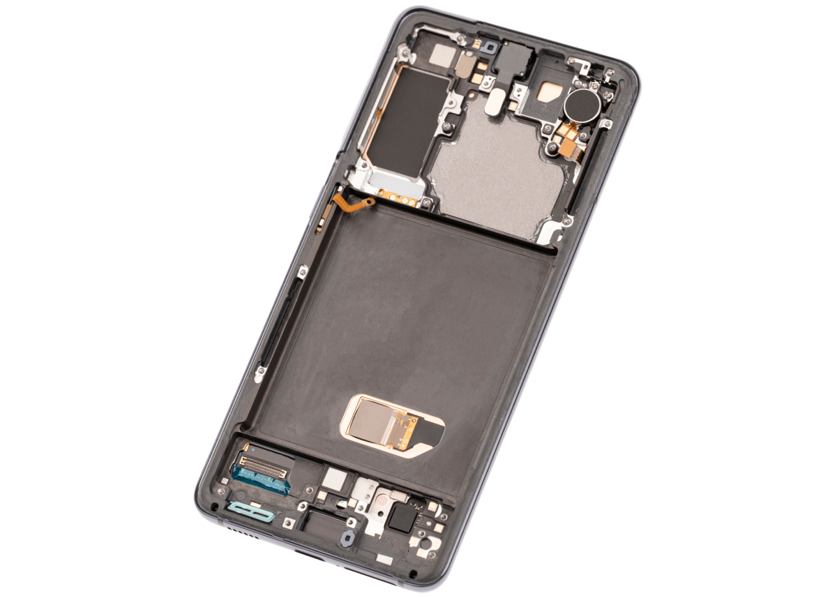 Samsung Galaxy S21 5G İle Uyumlu İçin Çerçeveli ekran (Aftermarket Plus) (Phantom Gri) - Görsel 6