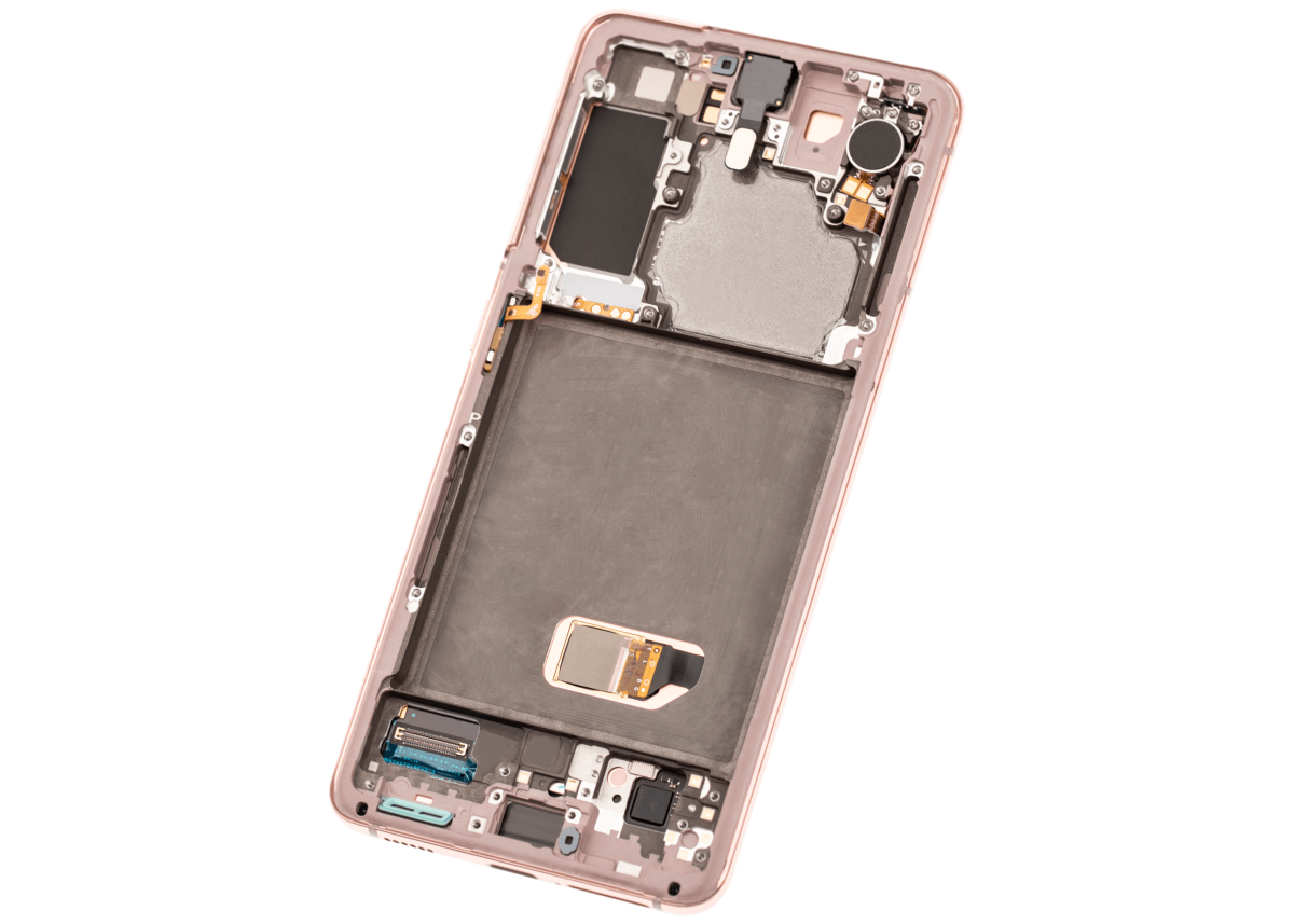Samsung Galaxy S21 5G İle Uyumlu İçin Çerçeveli ekran (Aftermarket Plus) (Phantom Pink) - Görsel 6