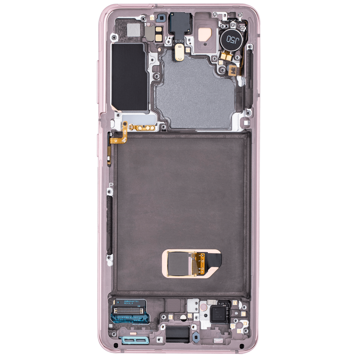Samsung Galaxy S21 5G İle Uyumlu İçin Çerçeveli ekran (Aftermarket Plus) (Phantom Violet) - Görsel 4
