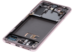 Samsung Galaxy S21 5G İle Uyumlu İçin Çerçeveli ekran (Aftermarket Plus) (Phantom Violet) - Görsel 6