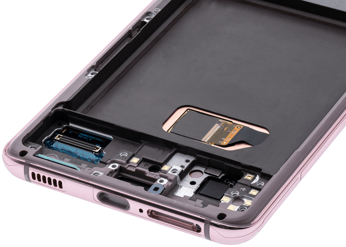 Samsung Galaxy S21 5G İle Uyumlu İçin Çerçeveli ekran (Aftermarket Plus) (Phantom Violet) - Görsel 8