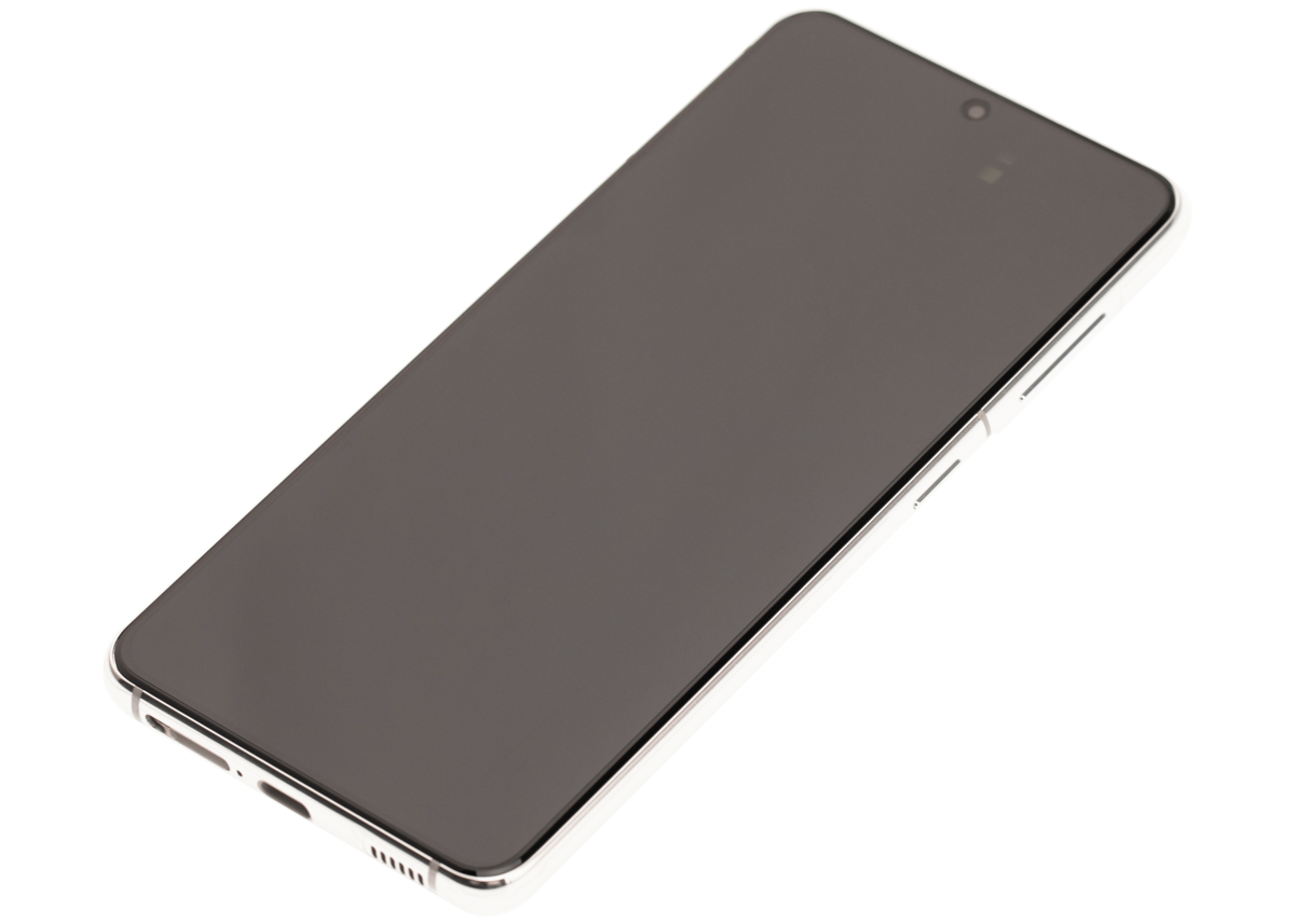 Samsung Galaxy S21 5G İle Uyumlu İçin Çerçeveli ekran (Aftermarket Plus) (Phantom White) - Görsel 5