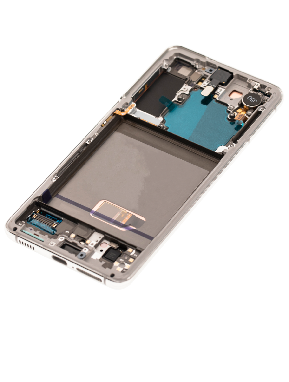 Samsung Galaxy S21 5G İle Uyumlu İçin Çerçeveli ekran Orijinal (Phantom Beyazı)  Orijinal Ekranı - Görsel 6