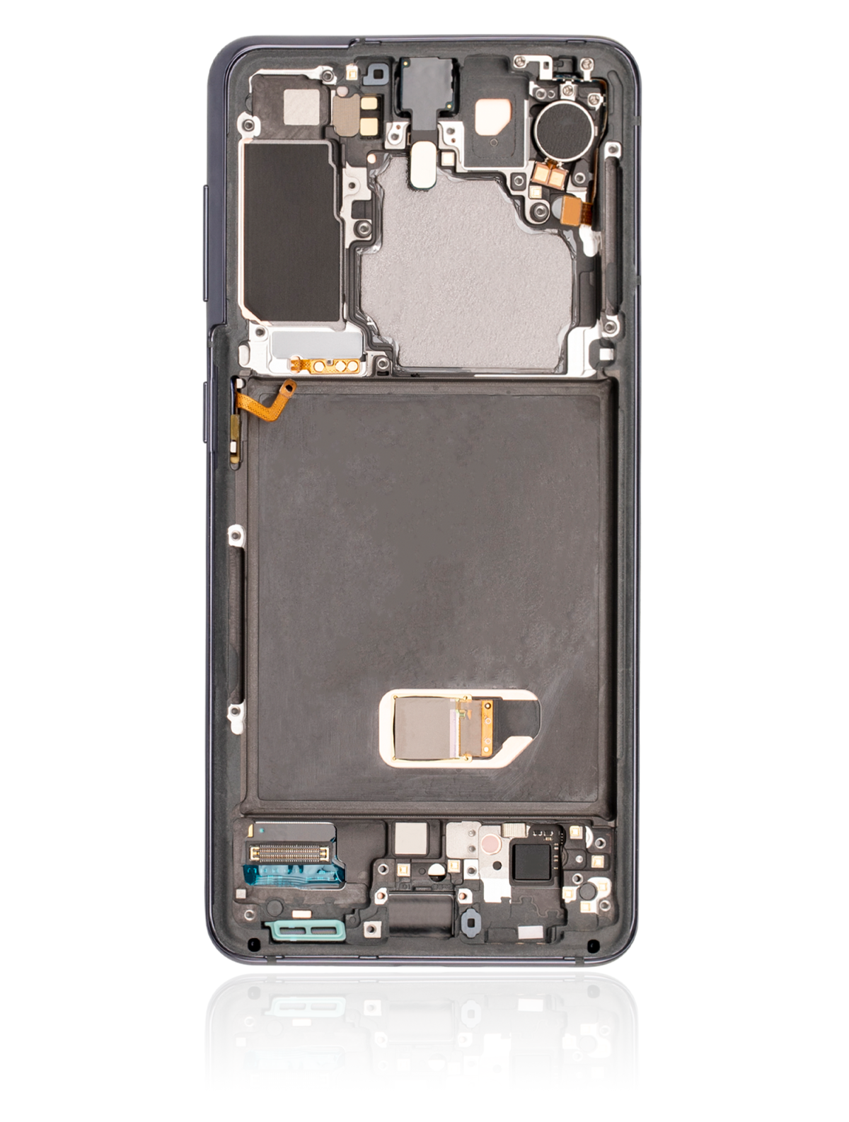 Samsung Galaxy S21 5G İle Uyumlu İçin Çerçeveli ekran Orijinal (Phantom Gri)  Orijinal Ekranı Uyumlu - Görsel 3