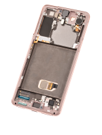 Samsung Galaxy S21 5G İle Uyumlu İçin Çerçeveli ekran Orijinal (Phantom Pembe)  Orijinal Ekranı - Görsel 6