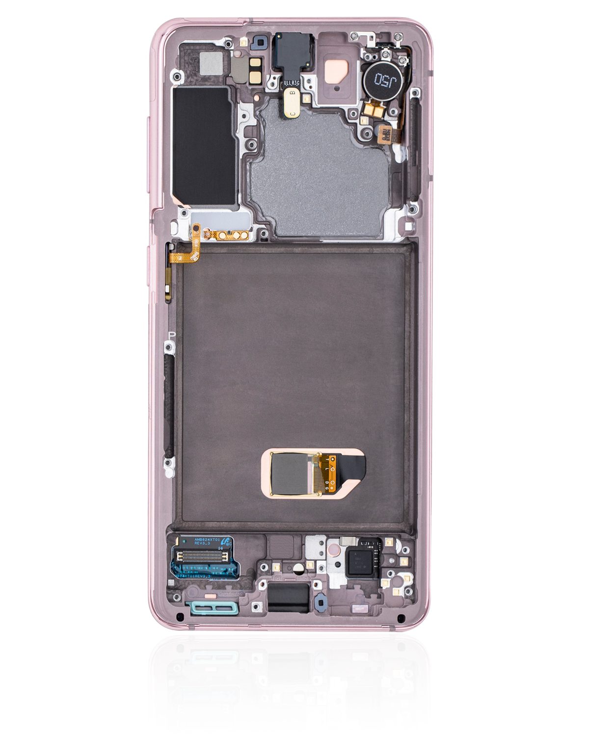 Samsung Galaxy S21 5G İle Uyumlu İçin Çerçeveli ekran Orijinal (Phantom Violet)  Orijinal Ekranı - Görsel 4