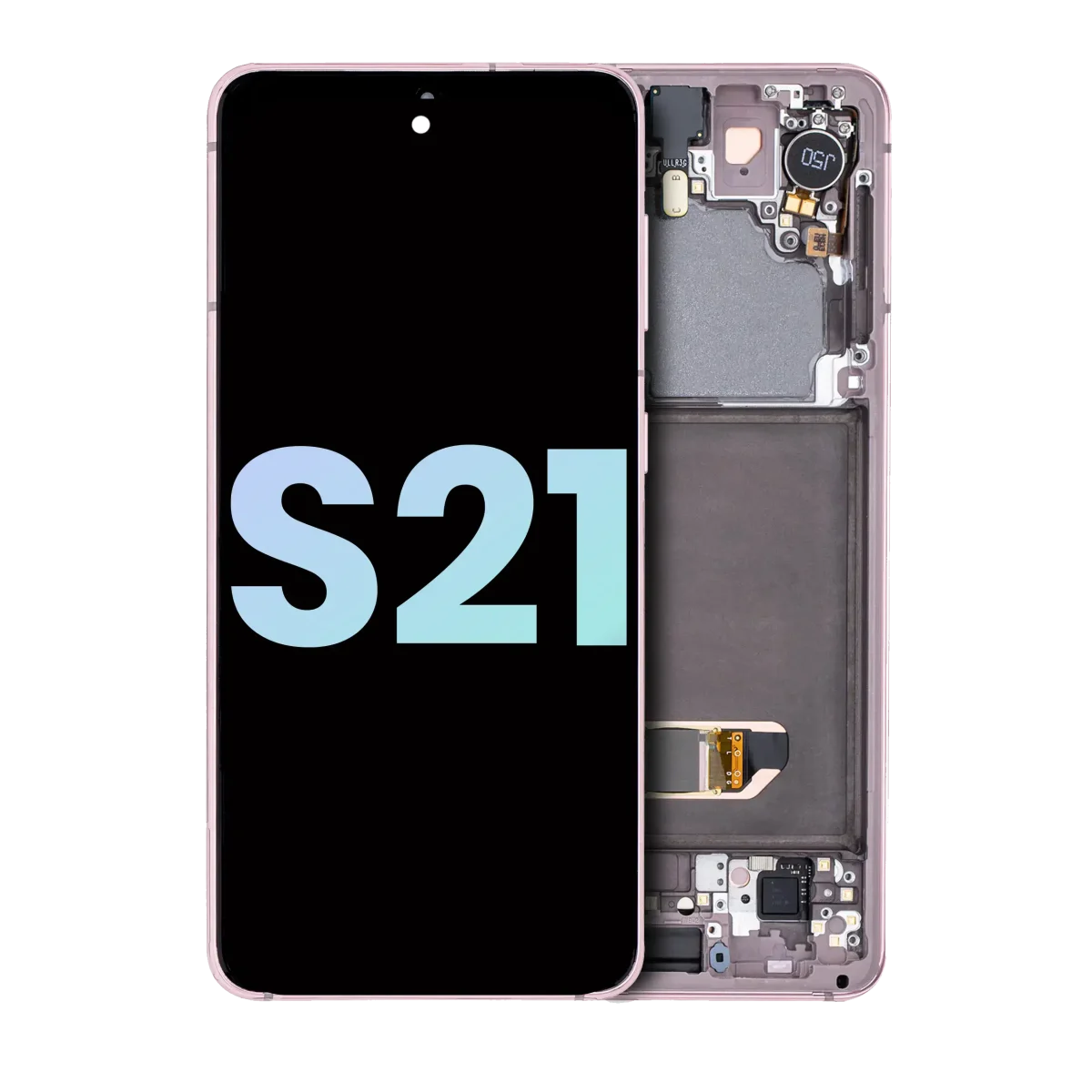 Samsung Galaxy S21 5G İle Uyumlu İçin Çerçeveli ekran (Service Pack) (Phantom Violet)  Orijinal Ekranı Uyumlu - Görsel 2