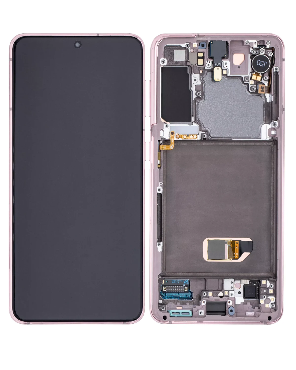 Samsung Galaxy S21 5G İle Uyumlu İçin Çerçeveli ekran (Service Pack) (Phantom Violet)  Orijinal Ekranı Uyumlu - Görsel 3