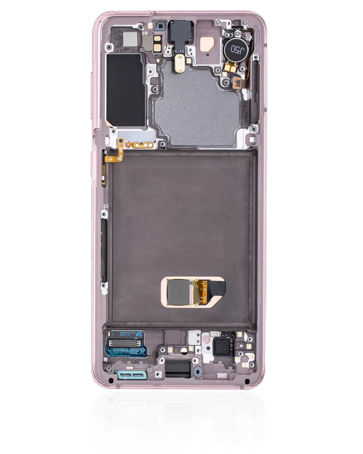 Samsung Galaxy S21 5G İle Uyumlu İçin Çerçeveli ekran (Service Pack) (Phantom Violet)  Orijinal Ekranı Uyumlu - Görsel 4